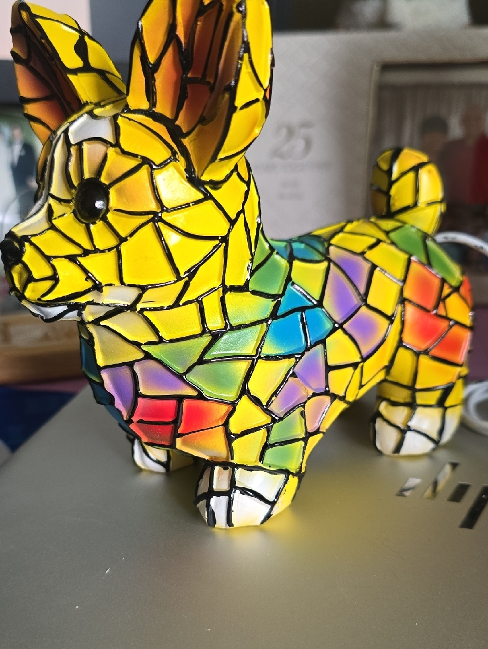 Colorful Corgi Lamp